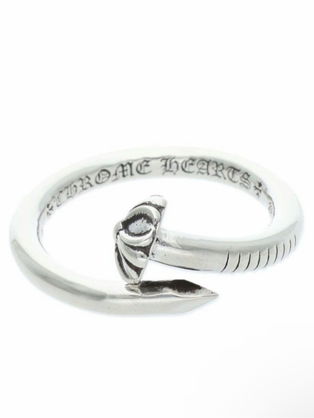 Chrome Hearts Forever Nail Ring Sterling Silver Size 6